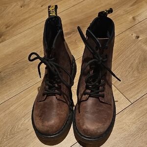Dr Martens Clalssic Brown Leather Boots 